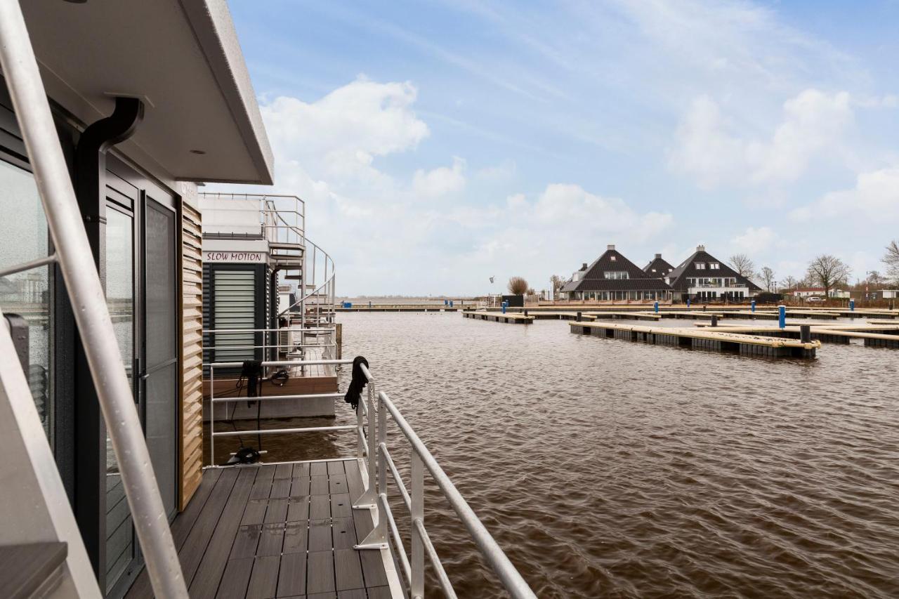Welcome In - Houseboat 'Elysium' Met Eigen Aanlegsteiger Sneek - Offingawier Dış mekan fotoğraf