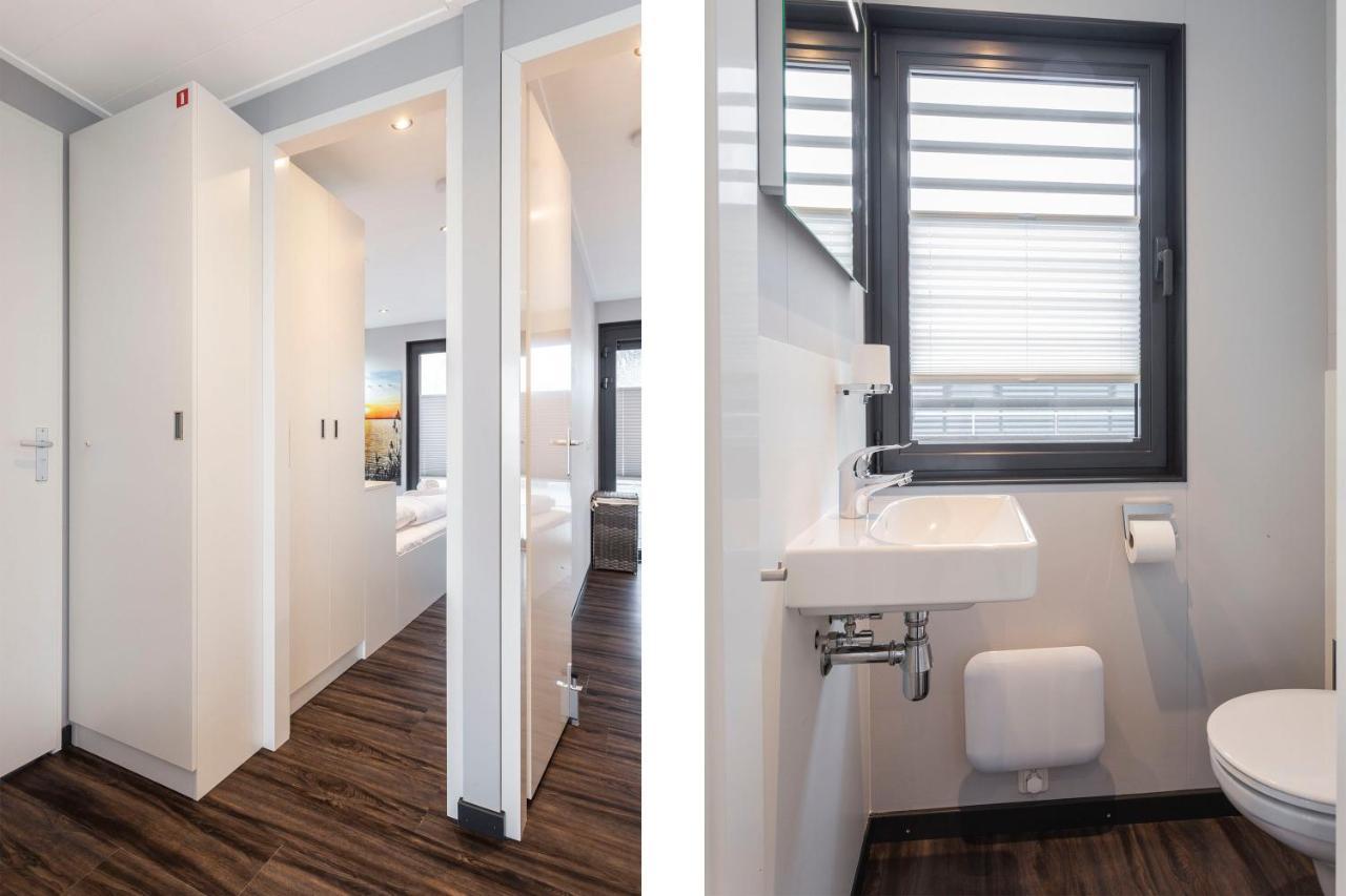 Welcome In - Houseboat 'Elysium' Met Eigen Aanlegsteiger Sneek - Offingawier Dış mekan fotoğraf